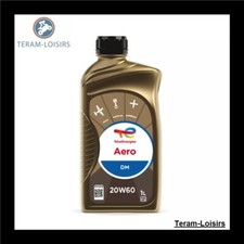Huile Aéronautique TOTAL AERO DM 20W60  Bidon 1 Litre
