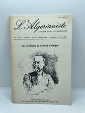LIVRE ANCIEN BULLETIN L'ALGERIANISTE N°22 1983 MEDECINS DE L'ARMEE FRANCAISE