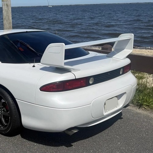 Unpainted rear trunk spoiler - rear,
