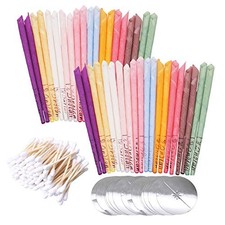 40 pièces toutes les bougies d'oreille naturelles cônes de bougie en cire d'a...