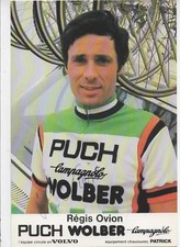 TOUR DE FRANCE CYCLISME autographe  de REGIS OVION