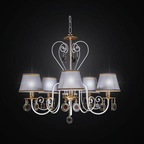 Lustre classique fer forgé - lustre,