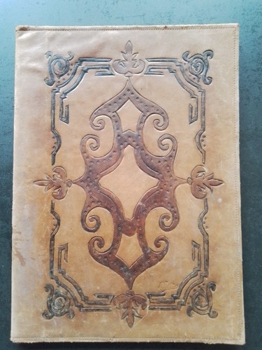 Ancien parapheur cuir
