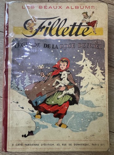 Gros album reliure - gros, fillette