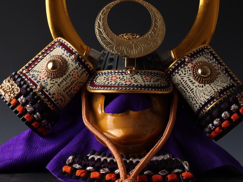 Ancien casque samouraï - ancien,