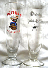 Rare Lot de 2 Anciens Verres