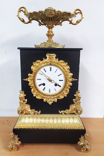 Ancienne pendule marbre - pendule, et