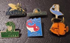 Pin’s Lot de 6 Poissons Pêche Aquarium (130)