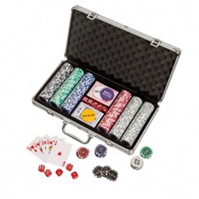 Jetons De Poker - Mallette En Aluminium - 300 JETONS DE POKER CASINO