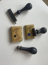 lot de tampons anciens et encre