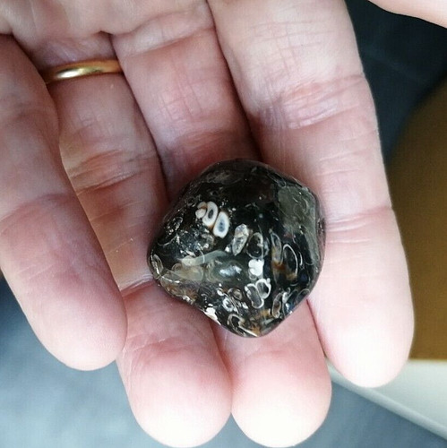 Pierre roulée agate avec - roulée,