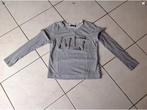 Sweat pull zip ikks - pull, taille