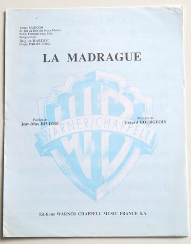 Partition sheet music - , brigitte
