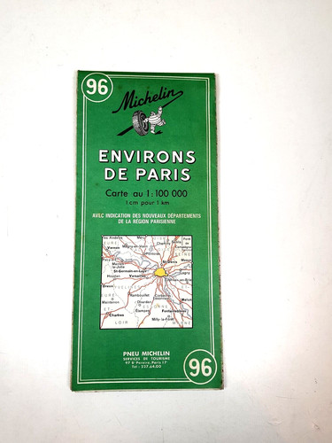 Carte michelin ancienne - carte,