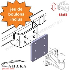 Plaque rehausse boule - de,