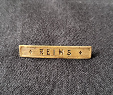 Agrafe Reims bataille 1914-1918 Médaille Empire Allemand WW1 German battle bar
