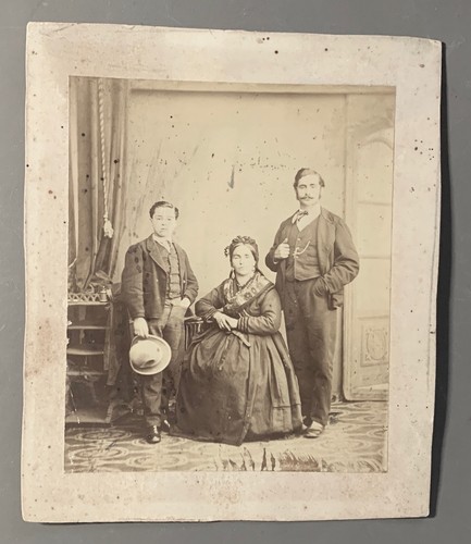 Photo ancienne albumine sur - ancienne,