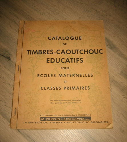 Ancien catalogue tampons - ancien,