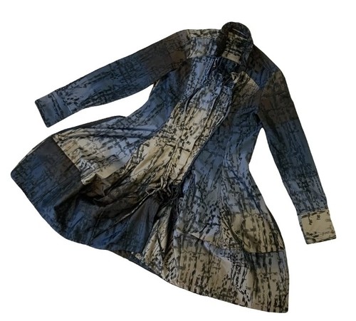 Veste longue robe dégradé - veste,