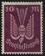 1923. Allemagne. Empire allemand. Pigeon ramier. N°12.
