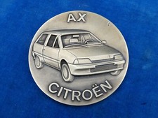 TB ! MEDAILLE Medal - DECAT - CITROEN AX - LANCEMENT 16 SEP. 1986