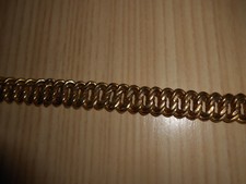 Bracelet/gourmette MURAT, plaqué or, , mailles américaines, fermoir sécurité