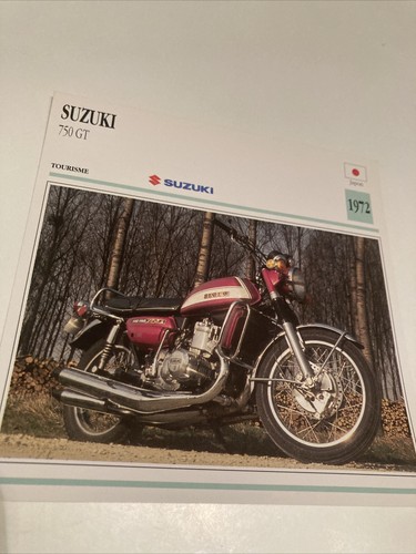 Suzuki gt750 1972 750 carte - gt750,