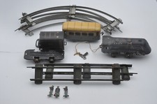 Ancien jeu jouet train mécanique locomotive SNCF wagon PULLMAN collection