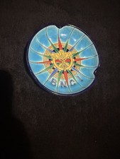 BNCI BANQUE NATIONALE - Cendrier Coupelle -13cm - Emaux de Longwy - Vintage