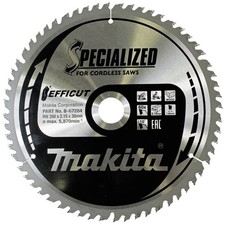 Makita B-67284 Lame de scie circulaire 260 x 30 x 2.15 mm Nombre de dents: 60 1