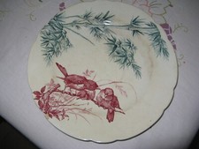 Assiette plate en Longwy -