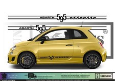 Pour FIAT 500 KIT BANDES BAS DE CAISSE  Autocollant décoration  stickers Decals