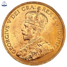 Canada - George V 10 dollars Gold 1913 ottawa - Bank of canada Hoard - NGC