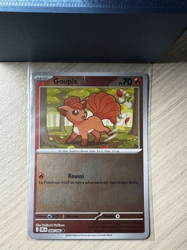 Carte pokémon goupix 008 - carte, 008/086