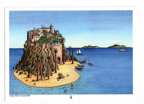 Carte postale festival - carte,