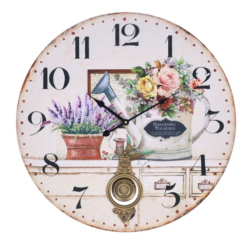 Horloge murale ronde pendule - horloge,