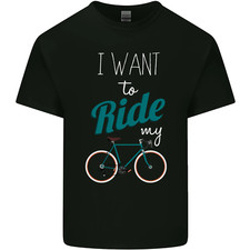 Je Veux Faire Du Vélo T-Shirt Enfant Garçons Filles