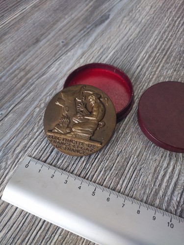 Ancienne médaille bronze edf - médaille,