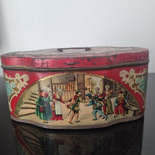 Boite ancienne décor - boite,