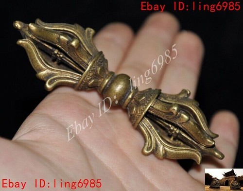 Old tibetan buddhism bronze - tibetan,