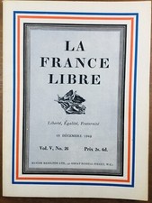 Amiral Muselier 1942 La France Libre Marine Hopital Français Londres Saurat WW2