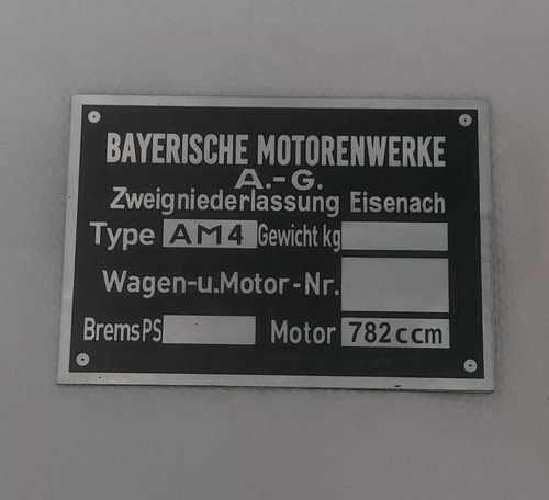 Plaque signalétique plaque