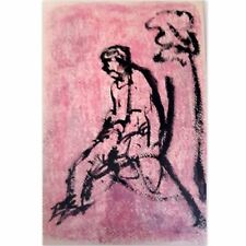 ZACK  Léon (1892-1980) "Femme Assise"-Dessin Original-Pastel/Pap-Signé 31x21,5cm