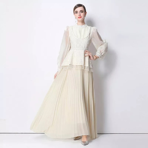 Robe longue élégante avec - robe,