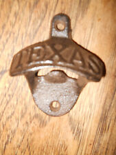 Lot of 25 Cast Iron TEXAS Kitchen Bottle Openers Brown Beer Soda Opener MAN CAVE