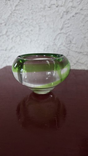 Cendrier verre massif - cendrier, vert