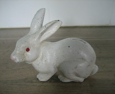 Ancienne Tirelire en Fonte LAPIN