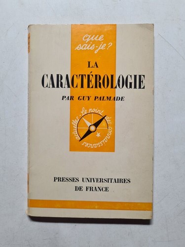 Caractérologie cuy - caractérologie, |