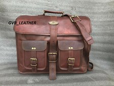 Cuir vintage messager hommes - cuir,