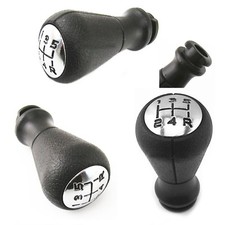 Pommeau Pour Peugeot Citroen 5 Vitesses Emblème Chromé Pommeau Engrenage Knob
